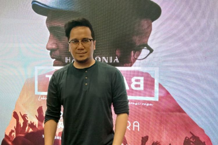 Adera menghadiri jumpa pers di Balai Sarbini, Jakarta Pusat, Kamis (24/1/2019), mengenai konser Harmonia: Titik Balik.