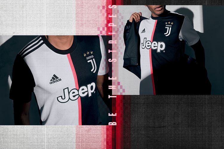 Jersey baru Juventus untuk musim 2019-2020.