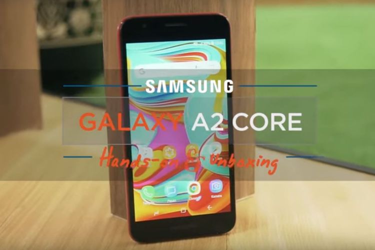 Galaxy A2 Core, ponsel Android Go Samsung.