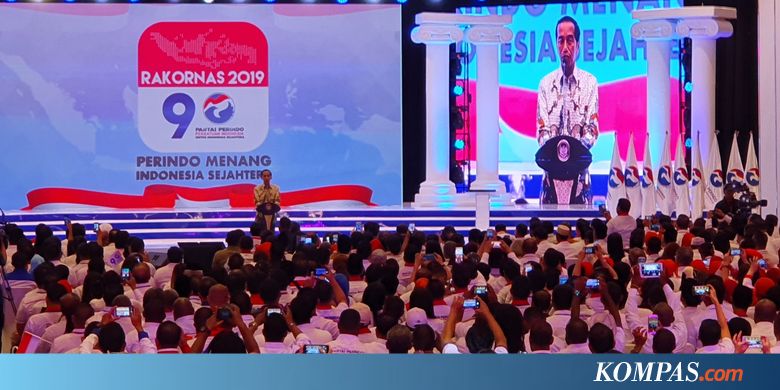Jokowi: Di Survei Kita, Perindo Sudah 4,7 Persen