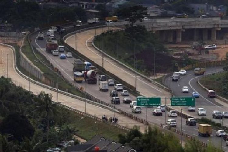 Tol JORR ruas W2 ruas Ulujami-Kebon Jeruk (ke arah kiri) sudah siap difungsikan. 