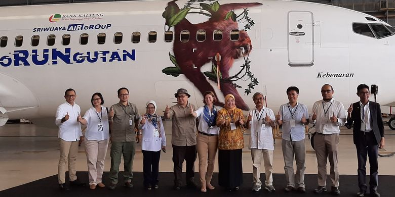 Sriwijaya Air dan Bank Kalteng Kampanyekan Program Peduli Orangutan