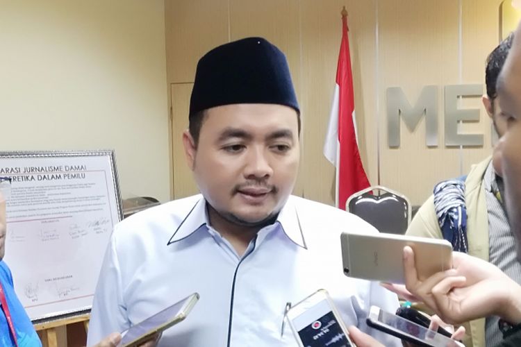 Anggota Bawaslu Mochammad Afifuddin di Bawaslu, Jakarta, Selasa (15/5/2018).