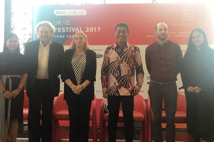 Konferensi pers UK/ID Festival 2017 di Hotel Grandhika, Jakarta, Rabu (4/10/2017). Festival ini akan digelar untuk kali kedua di The Establishment, SCBD, Jakarta, pada 17-22 Oktober 2017.