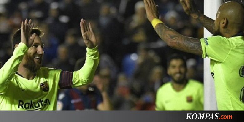 Levante Vs Barcelona, Rekor Baru Lionel Messi