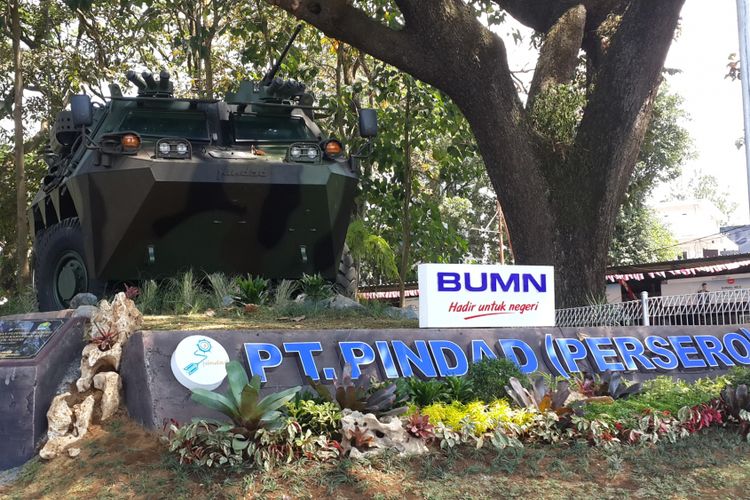 Monument Panser Anoa 6×6 yang ada di pojok Taman Trunojoyo, Kota Malang, Minggu (19/8/2018)