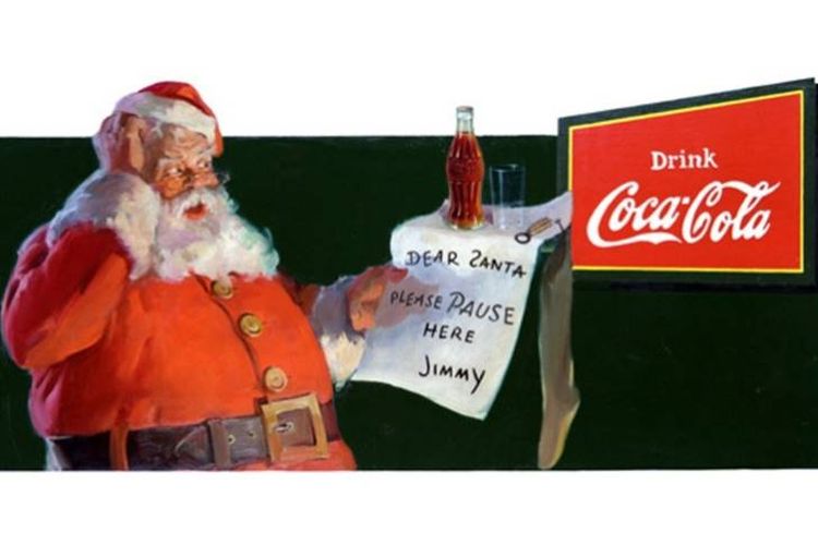 Iklan Santa Claus dan Cola-Cola