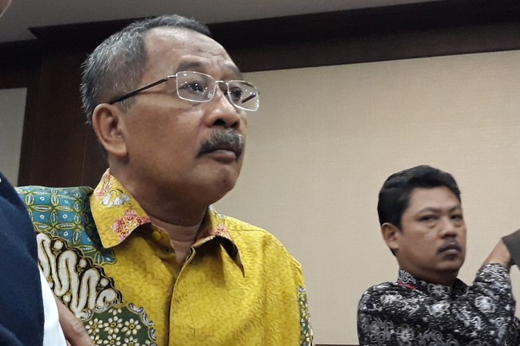 Ketua Pengadilan Tinggi Manado Sudiwardono menjadi terdakwa di Pengadilan Tipikor Jakarta, Rabu (28/2/2018).