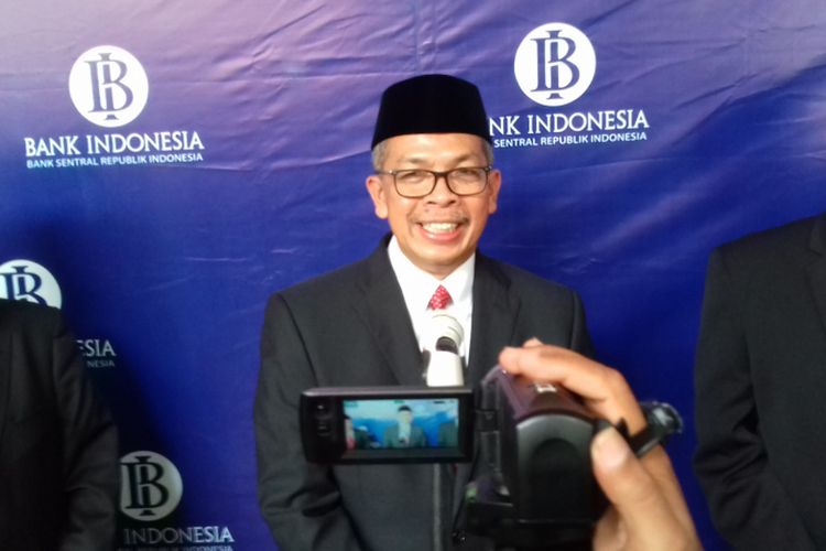 Deputi Gubernur Bank Indonesia (BI) Sugeng saat menghadiri serah terima jabatan Kepala Kantor Perwakilan Bank Indonesia Malang, Senin (14/1/2019)