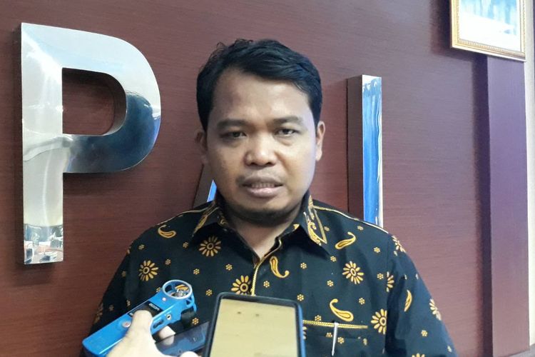 Ketua KPAI Susanto di kantor KPAI, Jakarta Pusat, Rabu (13/3/2019).