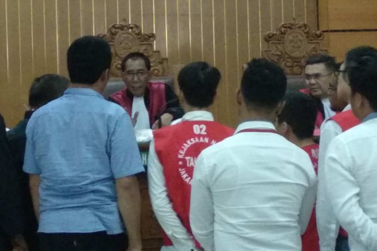 Sidang kasus satu ton sabu di Pengadilan Negeri Jakarta Selatan, Senin (15/1/2018).