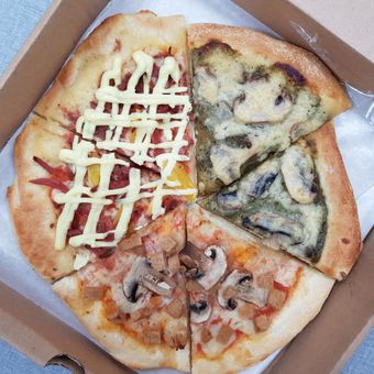 Pizza vegetarian dan iVegan Pizza