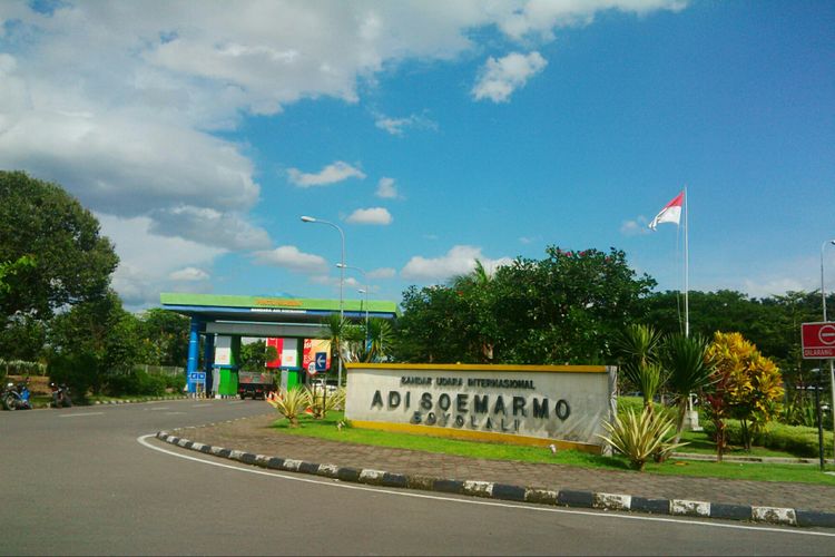 Bandara Internasional Adi Soemarmo Solo di Boyolali, Jawa Tengah.