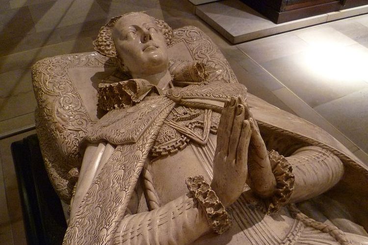 Makam Mary Stuart, Ratu Skotlandia, di Westminster Abbey, London.