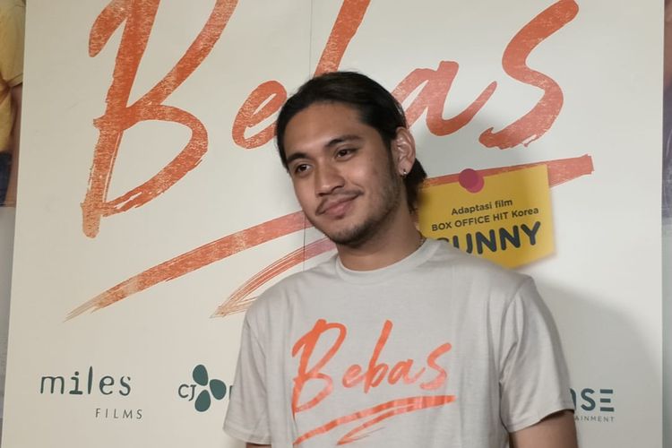 Giorgino Abraham dalam jumpa pers dan screening film Bebas di XXI Plaza Senayan, Jakarta Pusat, Rabu (18/9/2019).