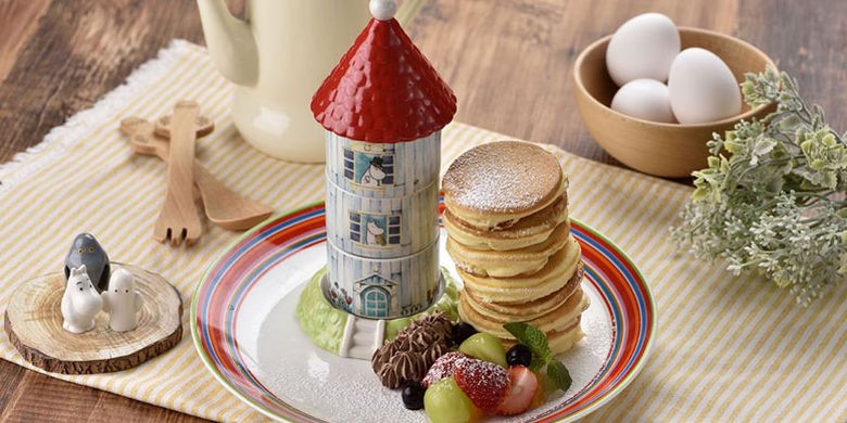 


Moomin House Pancake di Moomin Café, Jepang. Menu ini menawarkan tujuh pancake yang ditumpuk ke atas. (KARAKSA MEDIA)