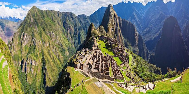 Machu Picchu di Peru.