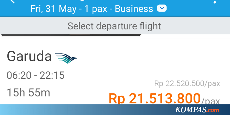 Kok Bisa Tiket Pesawat Rp 21 Juta di Traveloka? Ini Penjelasannya - KOMPAS.com