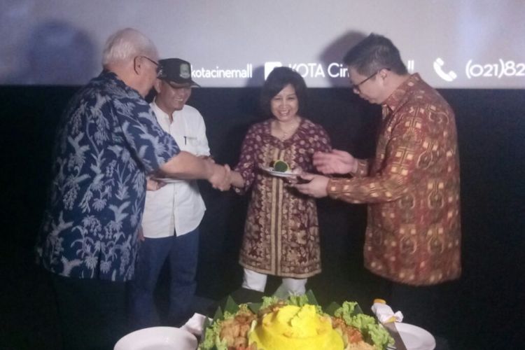 Peresmian Bioskop KCM Jatiasih, Bekasi, Jawa Barat, Jumat (27/4/2018).