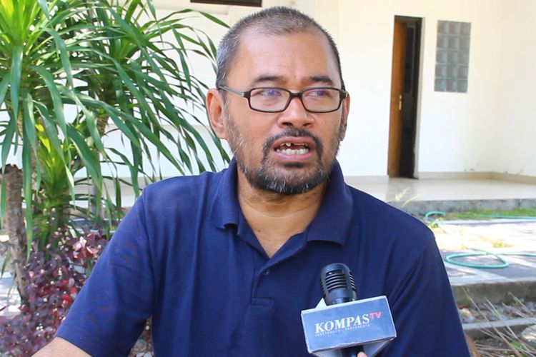 Eko Teguh Paripurno, ahli atau pakar kebencanaan saat diwawancara di Mataram, Lombok, Minggu (30/9) Dia berharap semua pihak belajar dari gempa dan tsunami di Palu