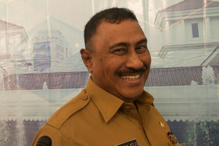 Kepala Badan Kesatuan Bangsa dan Politik DKI Jakarta Darwis Muhammad Aji di Balai Kota, Senin (5/1/2018). 