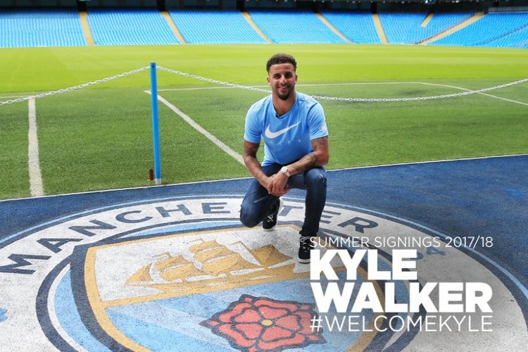 Kyle Walker resmi pindah ke Manchester City