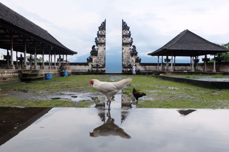 Pura Lempuyang Luhur di Karangasem, Bali.