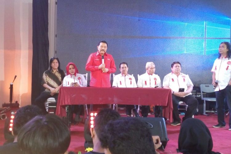 Pelantikan dan pengukuhan kepengurusan PAPPRI periode 2017-2022, di Gedung Wijaya Kusma, Jakarta Timur, Senin (27/11/2017).
