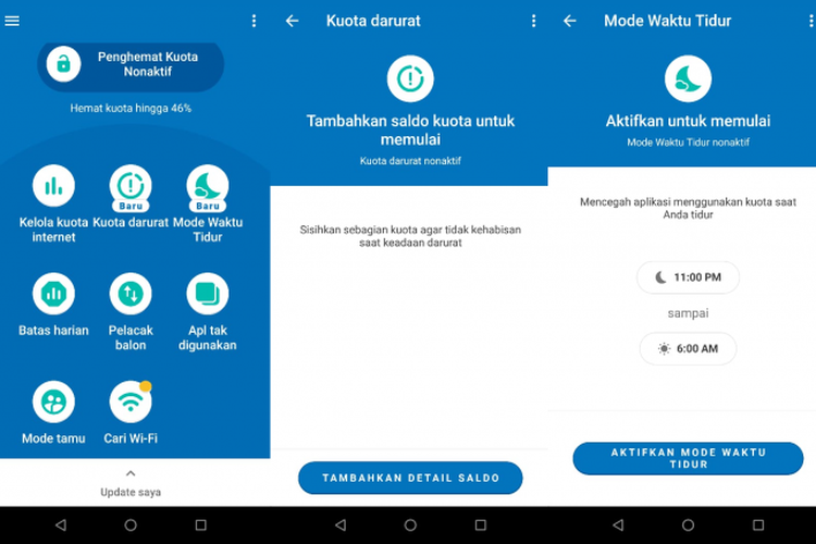 Fitur baru Datally yakni cadangkan kuota data dan mode tidur