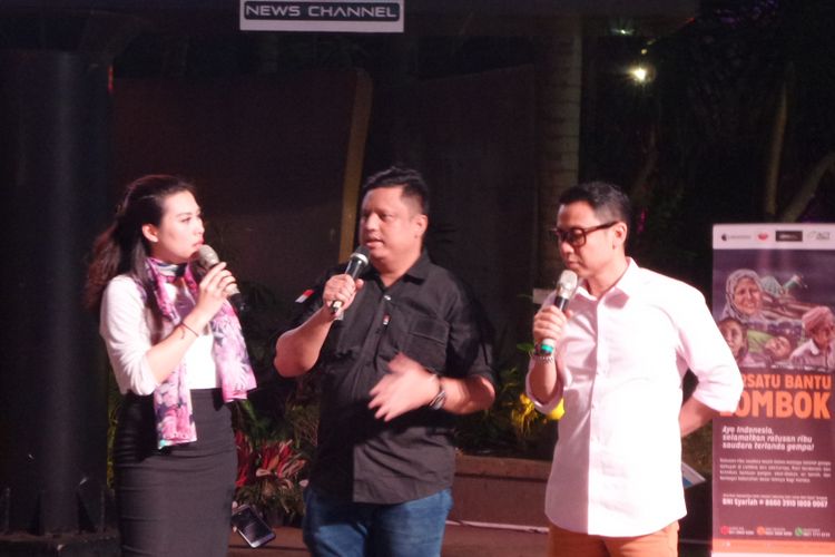 Anya Dwinov mengisi acara Lambe Peduli di Lippo Mall Kemang, Jakarta Selatan, Kamis (30/8/2018).