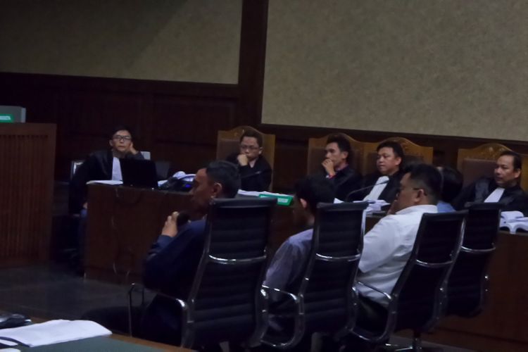 Auditor BPK Ali Sadli bersaksi di Pengadilan Tipikor Jakarta, Rabu (17/1/2018).
