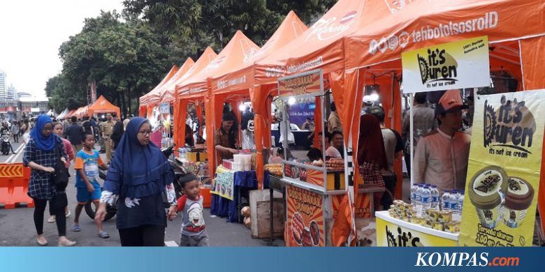 Kuliner Tradisional dan Internasional Dijajakan di "Car Free Night" Jakarta