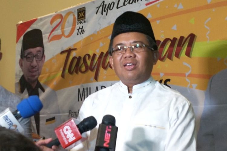 Presiden Partai Keadilan Sejahtera (PKS) Sohibul Iman saat ditemui di kantor DPP PKS, Jalan TB Simatupang, Jakarta Selatan, Jumat (20/4/2018). 