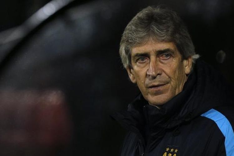 Manajer Manchester City, Manuel Pellegrini.