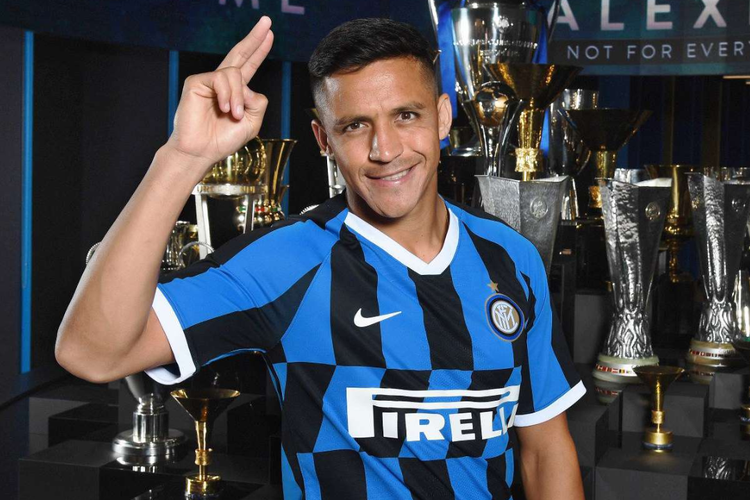 Alexis Sanchez resmi bergabung dengan Inter Milan dari Manchester United dengan status pinjaman, Kamis (29/8/2019). 