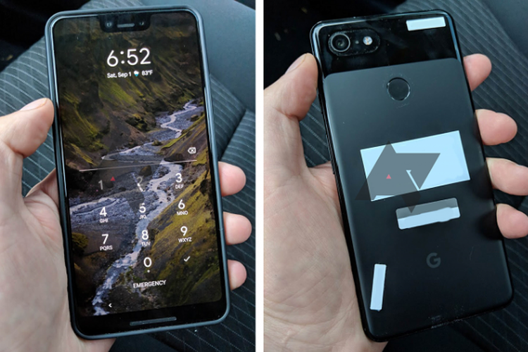 Foto Google Pixel 3 XL yang tertinggal di taksi online Lyft