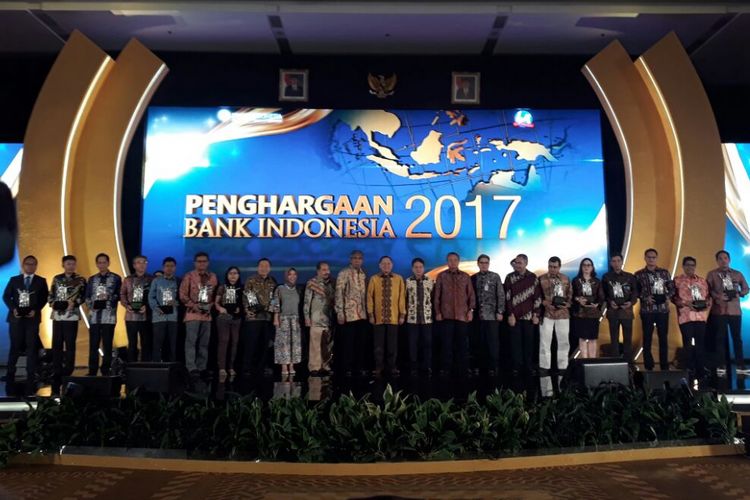 Penghargaan Bank Indonesia 2017 di Birawa Assembly Hall, Selasa (18/7/2017).