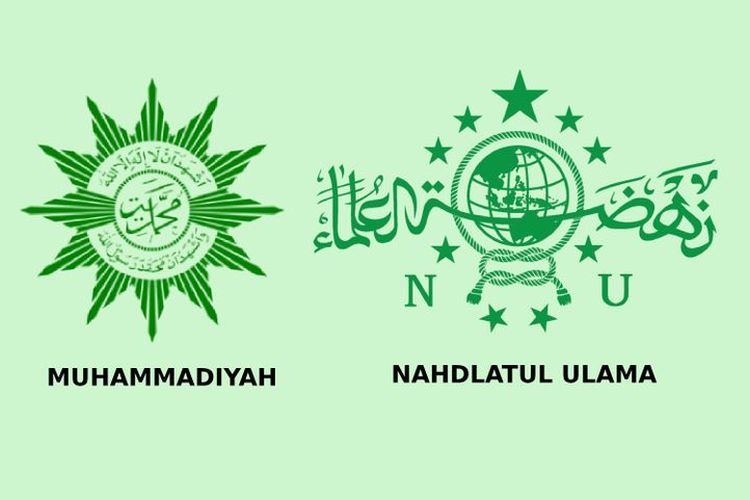 Logo Muhammadiyah dan Nahdlatul Ulama (NU)