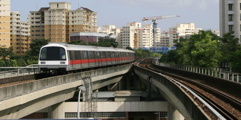Ilustrasi MRT Singapura