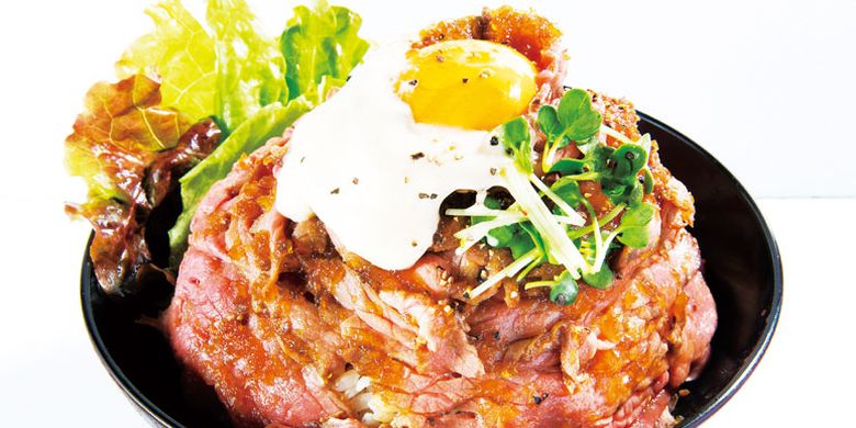 Red Rock Cabang Takadano Baba merupakan restoran terkenal yang berasal dari Kobe, Jepang, ini memiliki menu andalan bernama roast beef don.