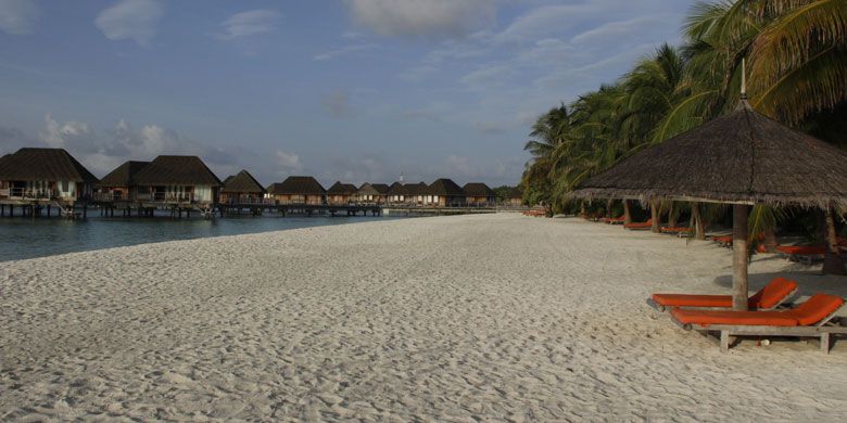 Club Med Kani di Maladewa atau Maldives, Sabtu (15/7/2017).
