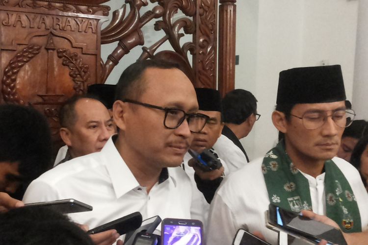 Direktur Utama PT Jakarta Propertindo Satya Heragandhi di Balai Kota, Kamis (26/10/2017).