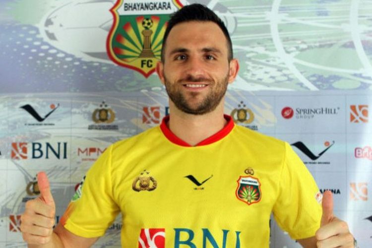  Ilija Spasojevic resmi memperkuat Bhayangkara FC.