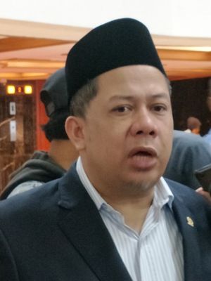 Wakil Ketua DPR RI Fahri Hamzah saat ditemui di Kompleks Parlemen, Senayan, Jakarta, Selasa (6/3/2018).