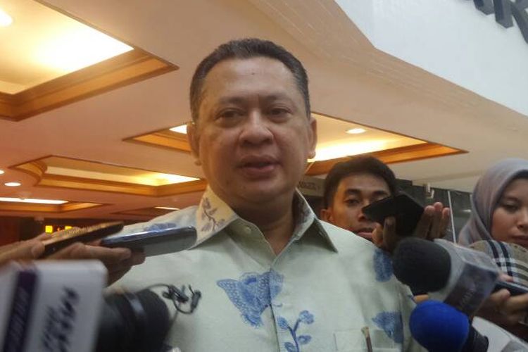 Ketua Komisi III DPR Bambang Soesatyo di Kompleks Parlemen, Senayan, Jakarta, Rabu (7/6/2017).