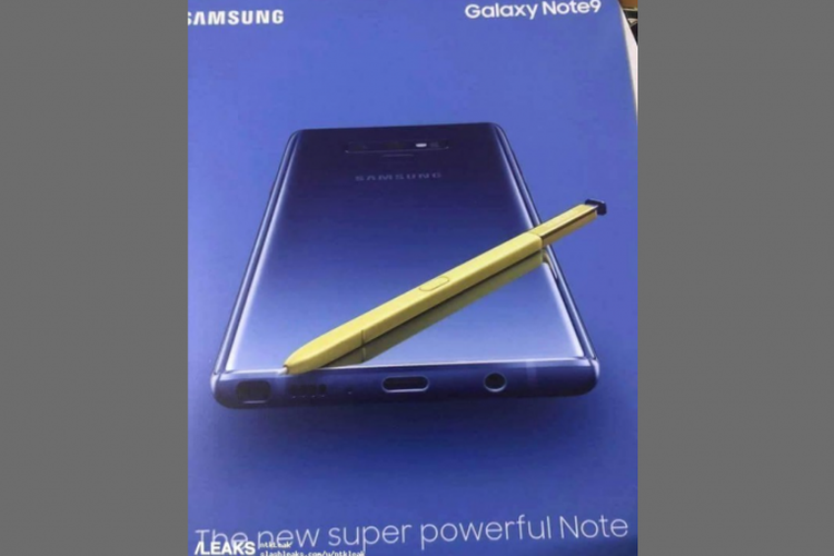 Bocoran poster promosi Samsung Galaxy Note 9 