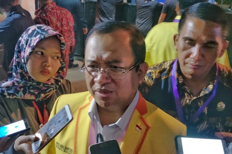 Sekjen Partai Berkarya Priyo Budi Santoso saat ditemui di kantor KPU, Menteng, Jakarta Pusat, Jumat (21/9/2019) malam.