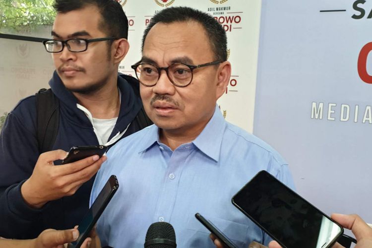 Direktur Materi Debat Badan Pemenangan Nasional (BPN) Prabowo Subianto-Sandiaga Uno, Sudirman Said 