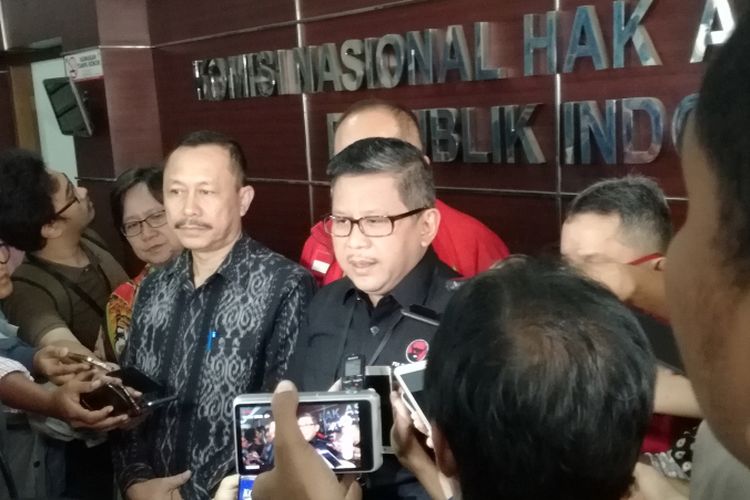 Sekretaris Jenderal Partai Demokrasi Indonesia Perjuangan (PDI-P) Hasto Kristiyanto 