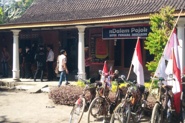 Situs Ndalem Pojok Persada Soekarno di Kabupaten Kediri, Jawa Timur.